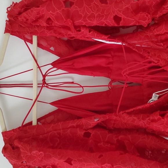 Free People x For Love & Lemons Serena Floral Embroidered Mini Dress S - Picture 12 of 12